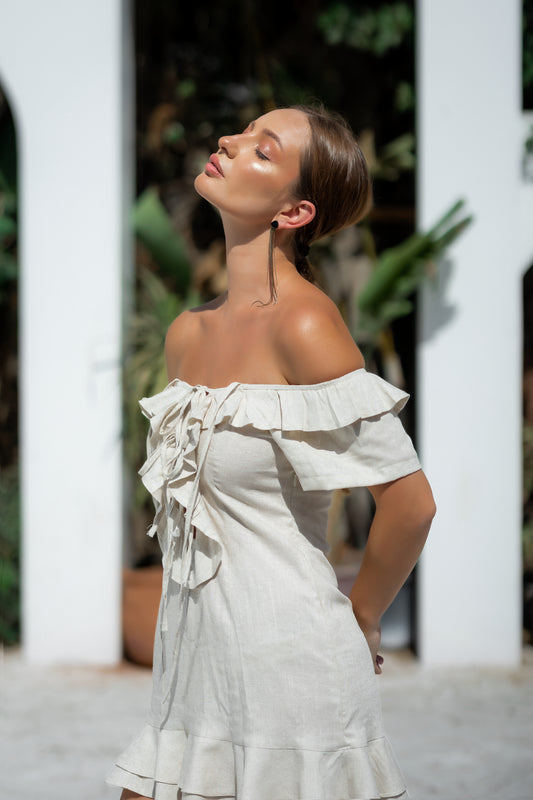 Whispers of summer mini dress